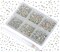 7200 Pieces Glass Rhinestones Round Crystal Gems Flatback - Crystal